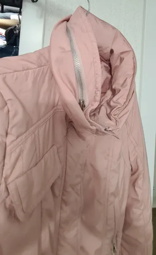 Chaqueta Mango rosa pastel talla S