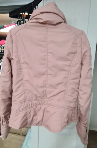 Chaqueta Mango rosa pastel talla S