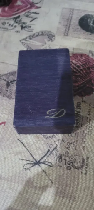 Encendedor DUPONT bañado en oro