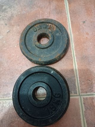 Discos de varios pesos