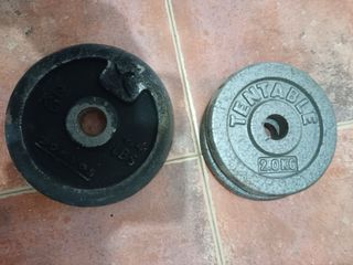 Discos de varios pesos