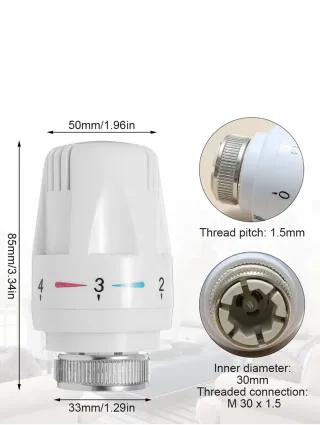 Termostati Bianco 6 Pezzi