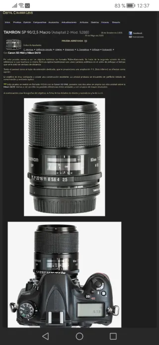 Tamron SP 90mm 1:2.5 Macro