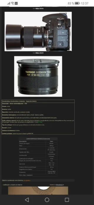 Tamron SP 90mm 1:2.5 Macro