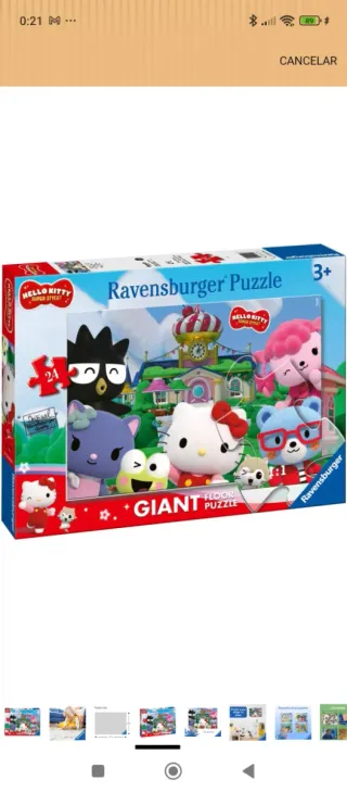 Puzzle Ravensburger Hello Kitty Giant Floor 24 pie