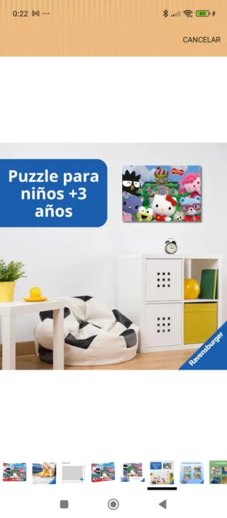 Puzzle Ravensburger Hello Kitty Giant Floor 24 pie