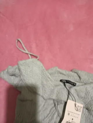 Top Zara Gris Talla M