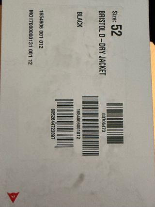 Chaqueta Moto Dainese Negra