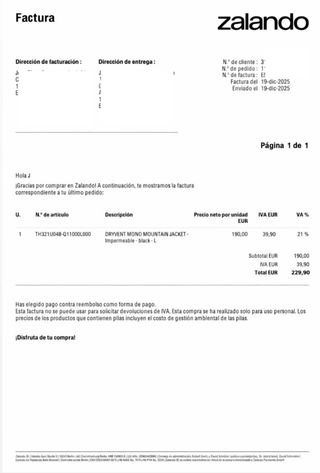 Chaqueta The North Face Negra