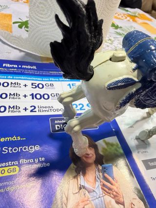 Caballo de juguete indio antiguo