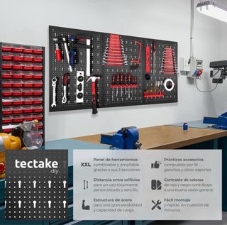 Panel Organizador Herramientas Negro