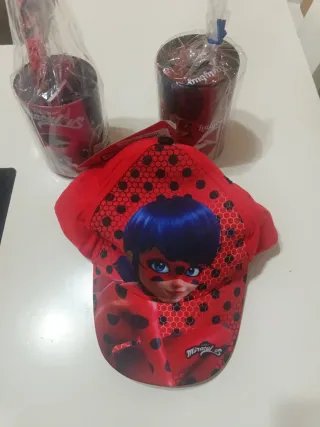 Gorra Ladybug Miraculous Roja y Negra