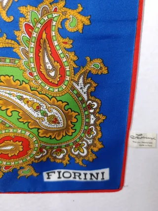 PAÑUELO ITALIANO TIPO SEDA INDUMENTARIA TRADICIONA