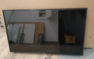 Televisión LG Negra