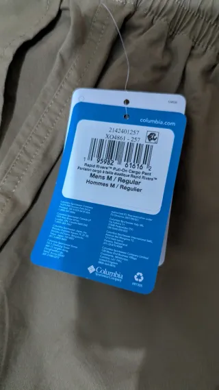 Pantalón Columbia Rapid Rivers Talla M (etiquetas)