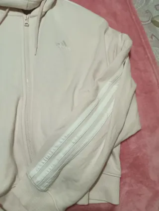 Chaqueta Adidas Rosa con Cremallera