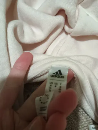 Chaqueta Adidas Rosa con Cremallera