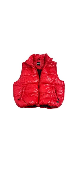 Gilet imbottito Zara rosso uomo
