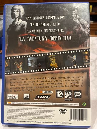 Broken Sword: El Sueño del Dragón PS2