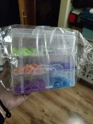 Caja 3 pisos gomas pulseras