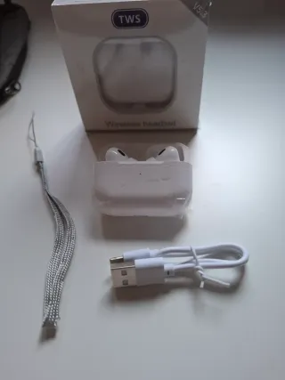 Auriculares TWS Blancos