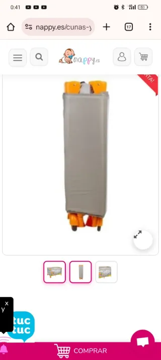 Cuna de viaje Tuc Tuc