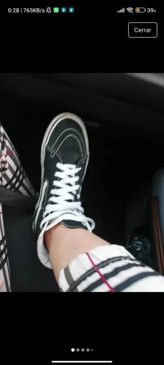 Zapatillas Vans SK8-Hi Negras y Blancas