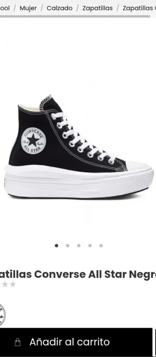 Zapatillas Converse All Star Negras