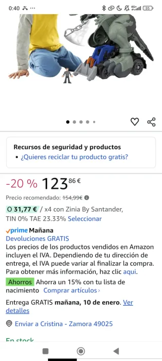 Dinosaurio Grande Juguete
