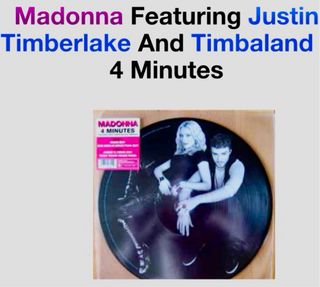 Madonna 4 Minutes Picture Disc Vinilo