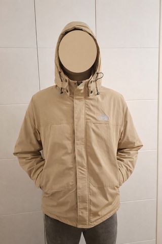 Chaqueta The North Face esquí beige