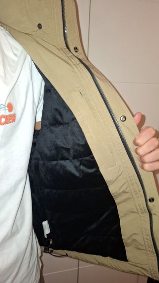 Chaqueta The North Face esquí beige