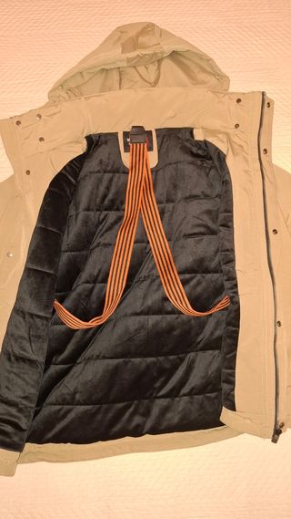 Chaqueta The North Face esquí beige