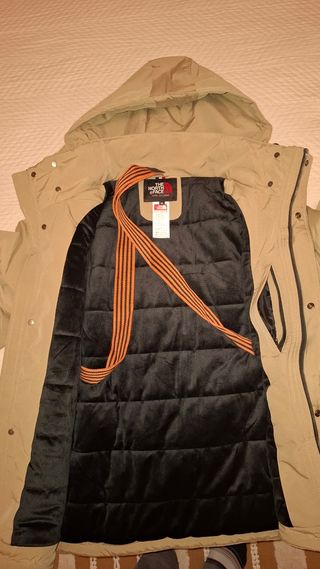 Chaqueta The North Face esquí beige