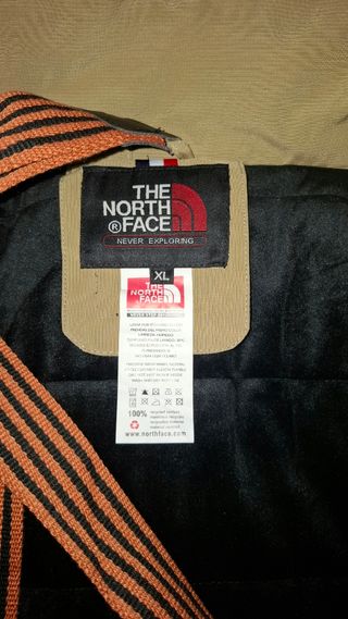 Chaqueta The North Face esquí beige