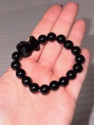 Pulsera Bolas Negras Tous Oso