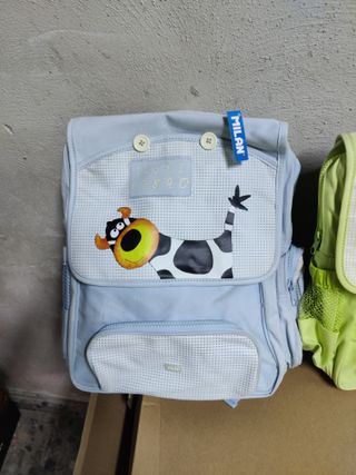 Mochila MILAN infantil con dibujo de vaca