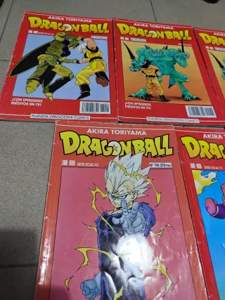 Pack cómics dragón ball serie roja amarilla azul