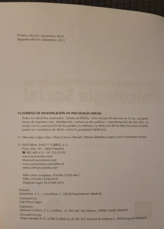 Introducción a la Psicología Social UNED