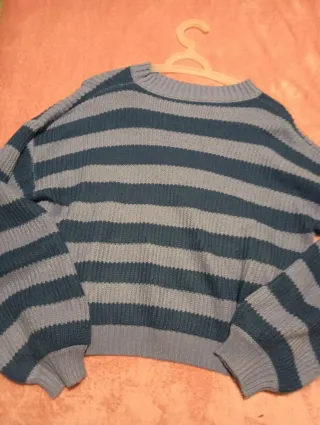 Jersey rayas azul talla única