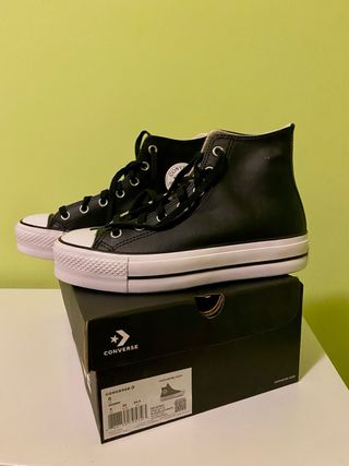 Converse Botas Negras Plataforma