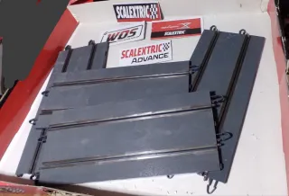 Scalextric pista gris. Circuito ampliación
