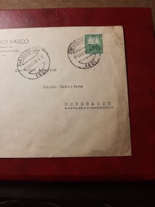 HISTORIA POSTAL PAÍS VASCO. Guerra Civil Española.