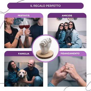 Kit per calchi in gesso delle mani - Nuovo
