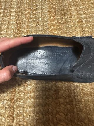 Zapatos de ante azul Talla 42