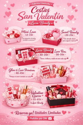 Cestas San Valentín Lucia Beauty