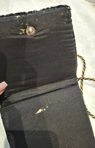 Bolso de terciopelo con lentejuelas