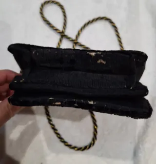 Bolso de terciopelo con lentejuelas