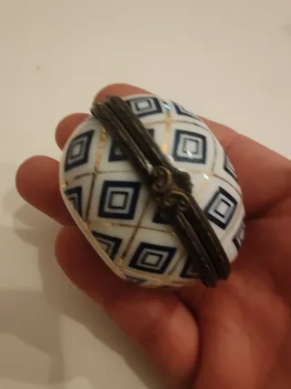 Mini scatola portagioie in porcellana