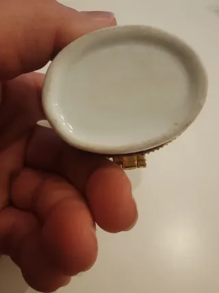 Mini scatola portagioie in porcellana